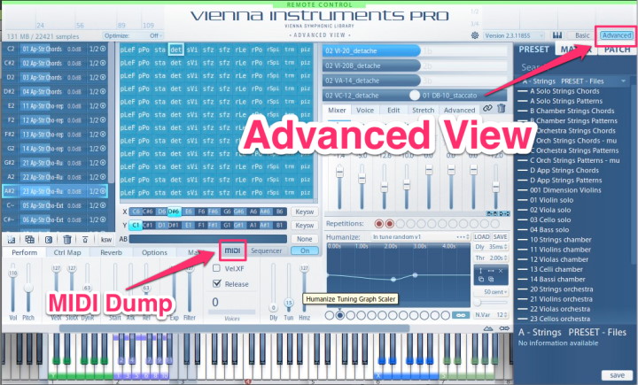 MIDI Dump