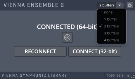 Buffers of Latency Settings