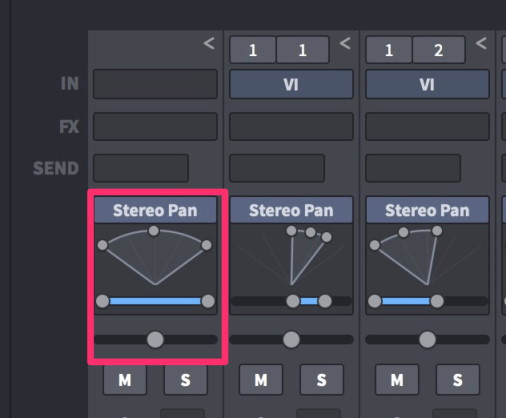 StereoPower panning