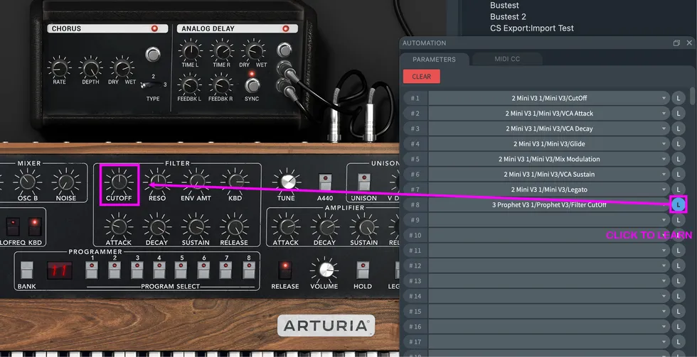 Parameter-Automation - Vienna Symphonic Library