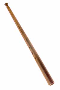 Historic Viennese horn in F, woodwind instrument, traditional musical equipment.